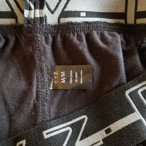 C.Y.Z. black lounge/ sleep pants M - Picture 3 of 5